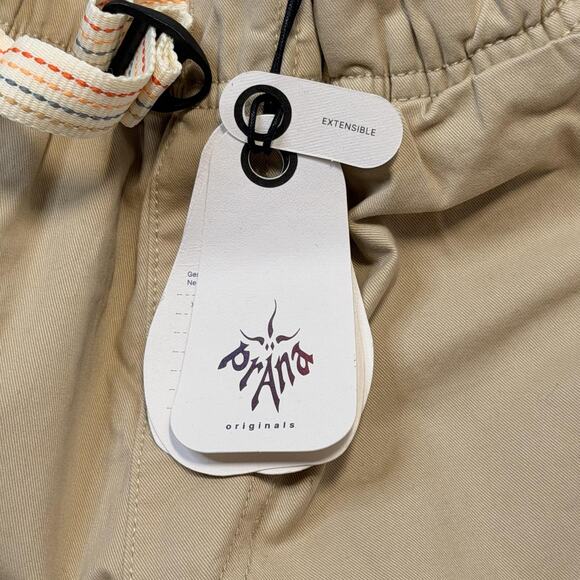 prAna Shorts Mens XS Khaki Mojave Short 5 Inseam Organic Cotton Stretch 1972481 - Picture 6 of 13